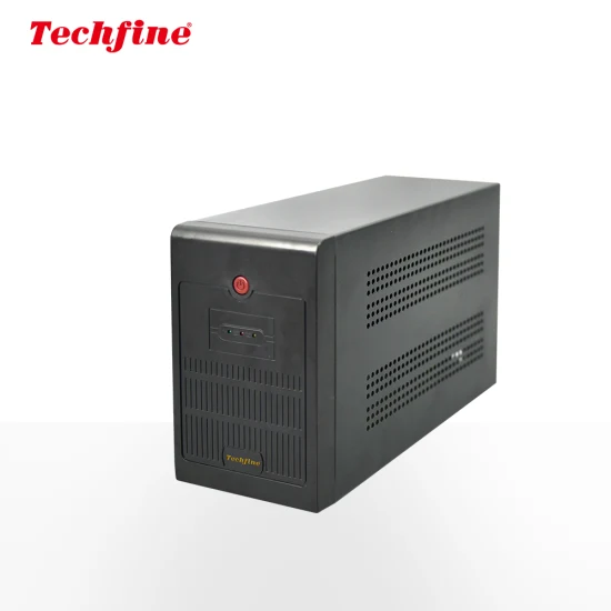 Onduleur à onde sinusoïdale pure Techfine 650va 800va 1.2kVA 1.5kVA 2kVA 1.2kw 1kw hors ligne UPS avec LCD/batterie à l'intérieur de l'alimentation UPS